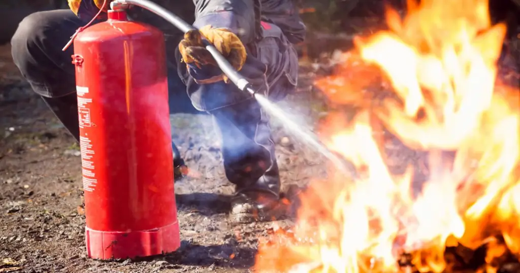 the fire guard performing the fire watch must